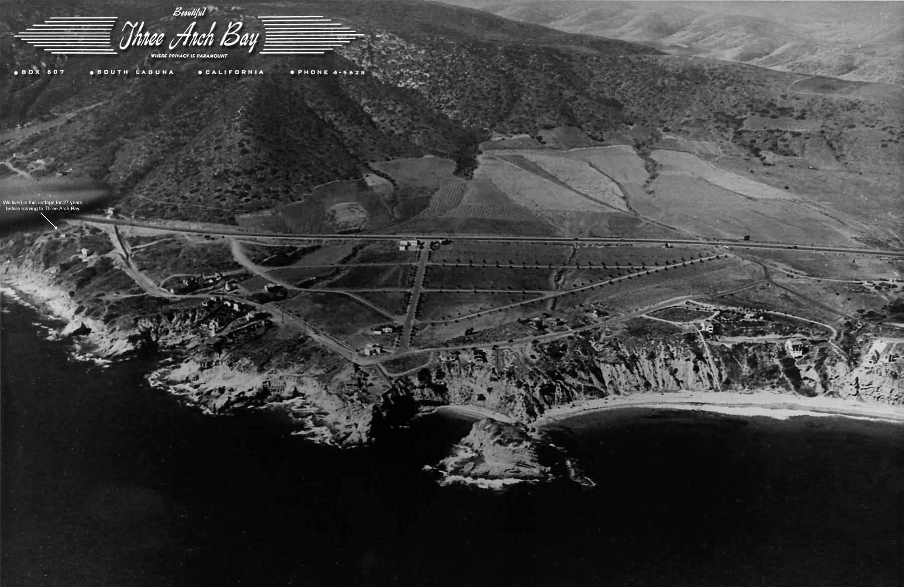 Three Arch Bay Aerial View, 1932