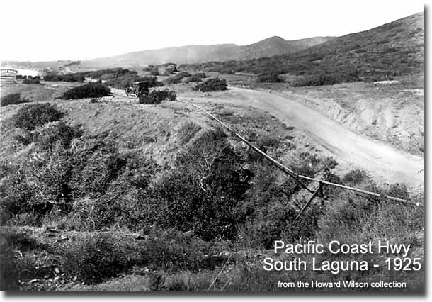 Pacific Coast highway in South Laguna - 1925
