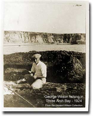 George Wesley Wilson in Three arch Bay - 1924