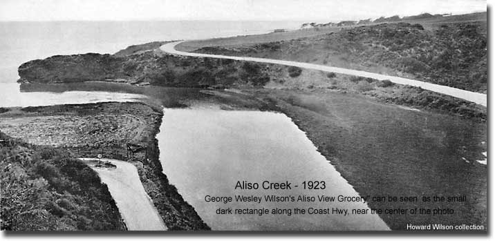 Aliso Creek and Aliso View Grocery - 1923